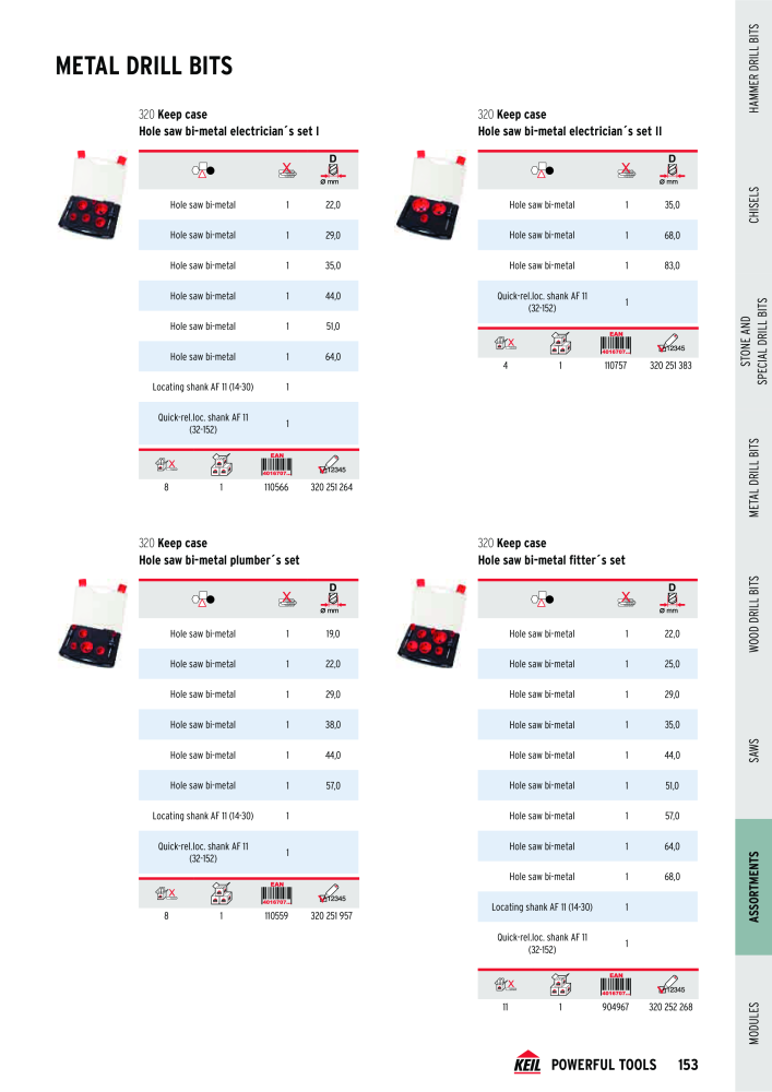 KEIL catalogue quality drilling tools NO.: 1738 - Page 153