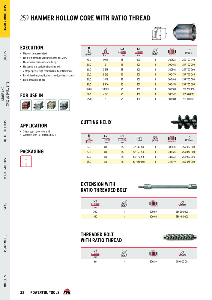 KEIL catalogue quality drilling tools NO.: 1738 - Page 32