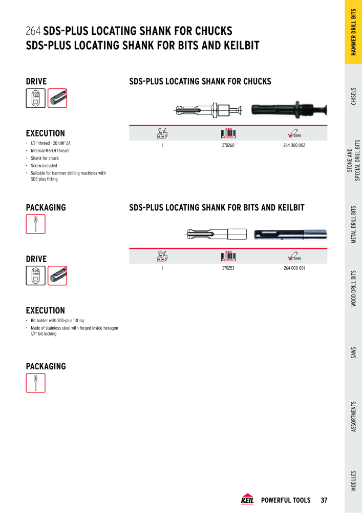 KEIL catalogue quality drilling tools NR.: 1738 - Seite 37