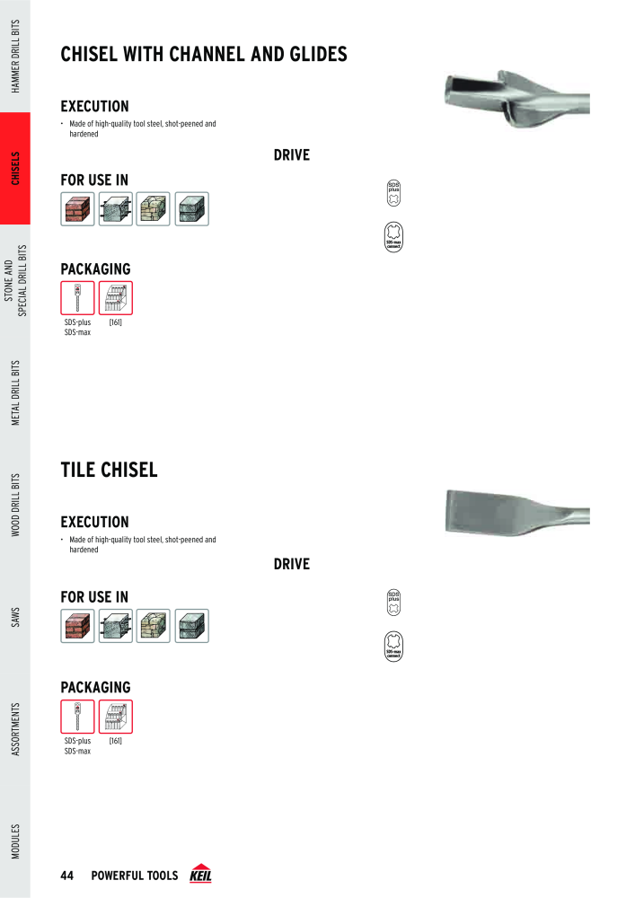 KEIL catalogue quality drilling tools NO.: 1738 - Page 44