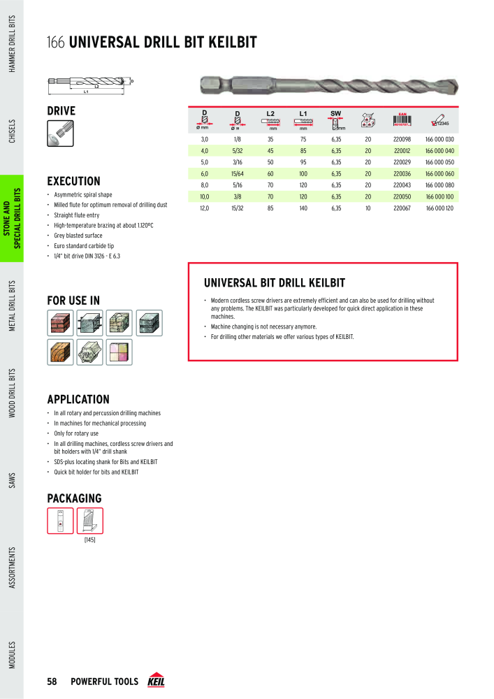 KEIL catalogue quality drilling tools NO.: 1738 - Page 58