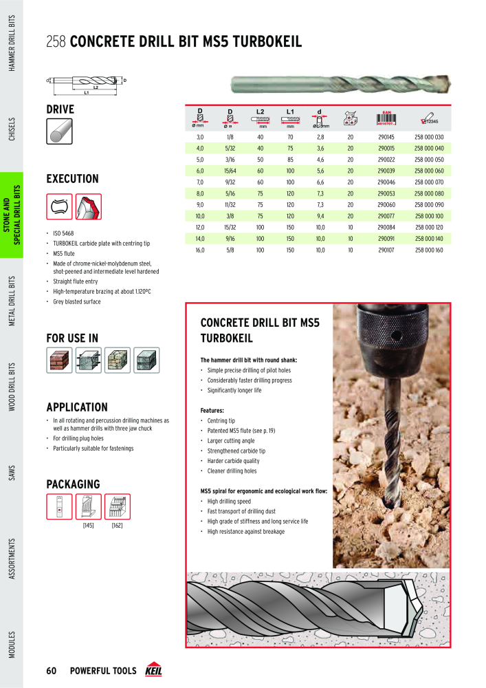 KEIL catalogue quality drilling tools NO.: 1738 - Page 60