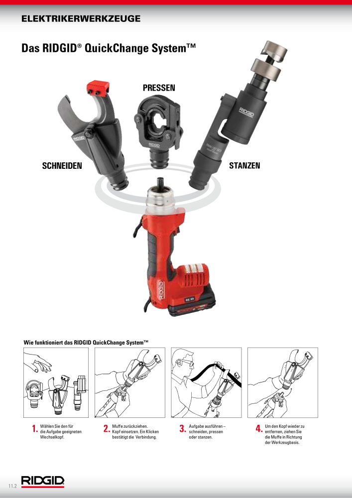 RIDGID Hauptkatalog Hand- und Elektrowerkzeuge NR.: 1750 - Seite 152