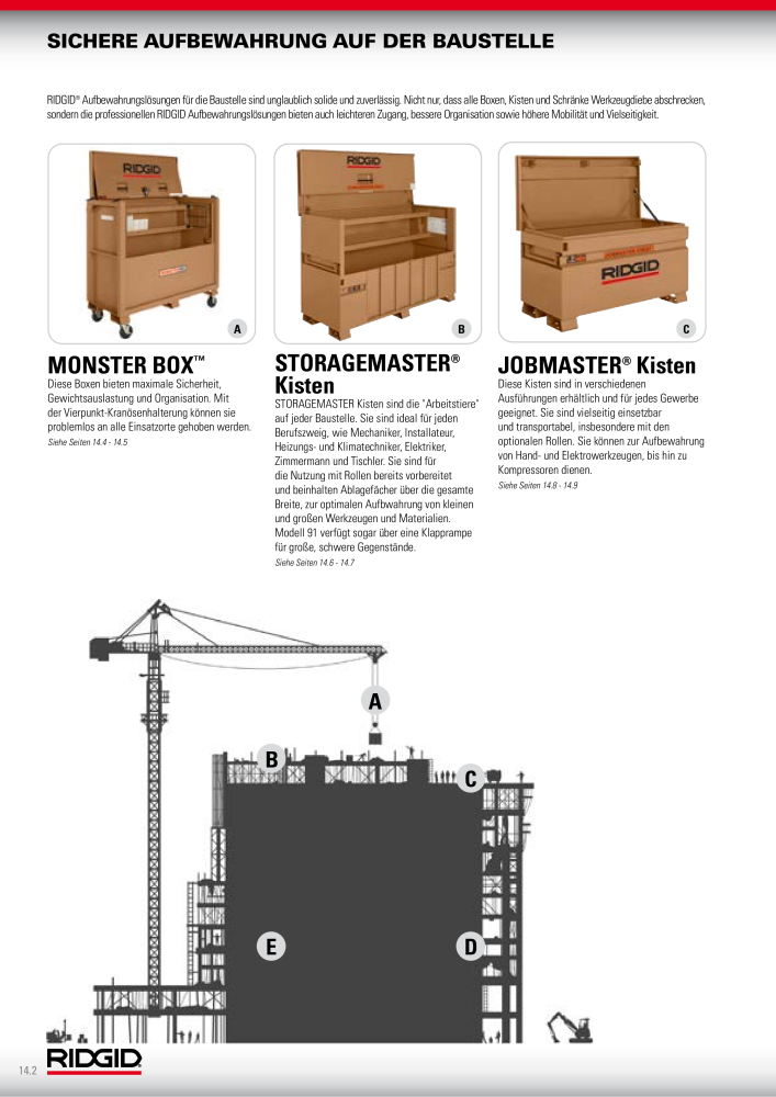 RIDGID Hauptkatalog Hand- und Elektrowerkzeuge NR.: 1750 - Seite 250