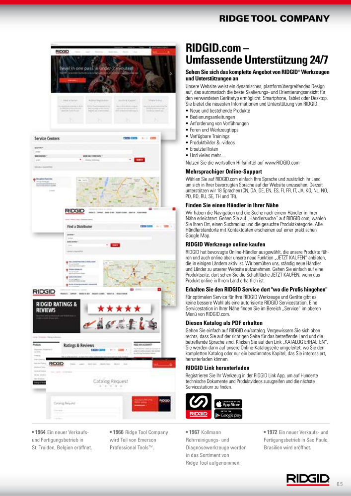 RIDGID Hauptkatalog Hand- und Elektrowerkzeuge NR.: 1750 - Seite 7