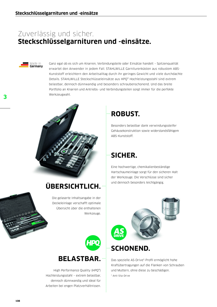 STAHLWILLE Hauptkatalog Handwerkzeuge NO.: 183 - Page 110