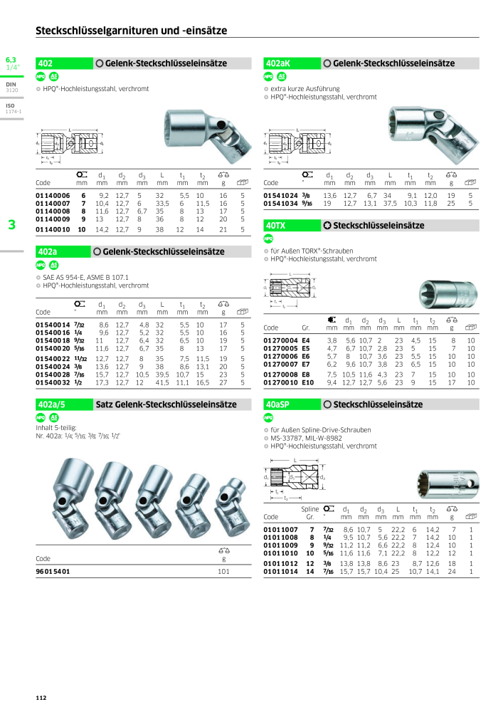 STAHLWILLE Hauptkatalog Handwerkzeuge NEJ.: 183 - Sida 114