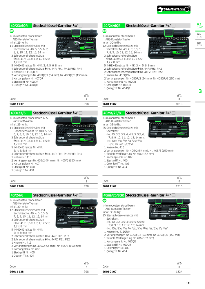 STAHLWILLE Hauptkatalog Handwerkzeuge NR.: 183 - Strona 123