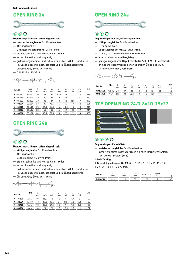 STAHLWILLE Hauptkatalog Handwerkzeuge NR.: 183 - Seite 128