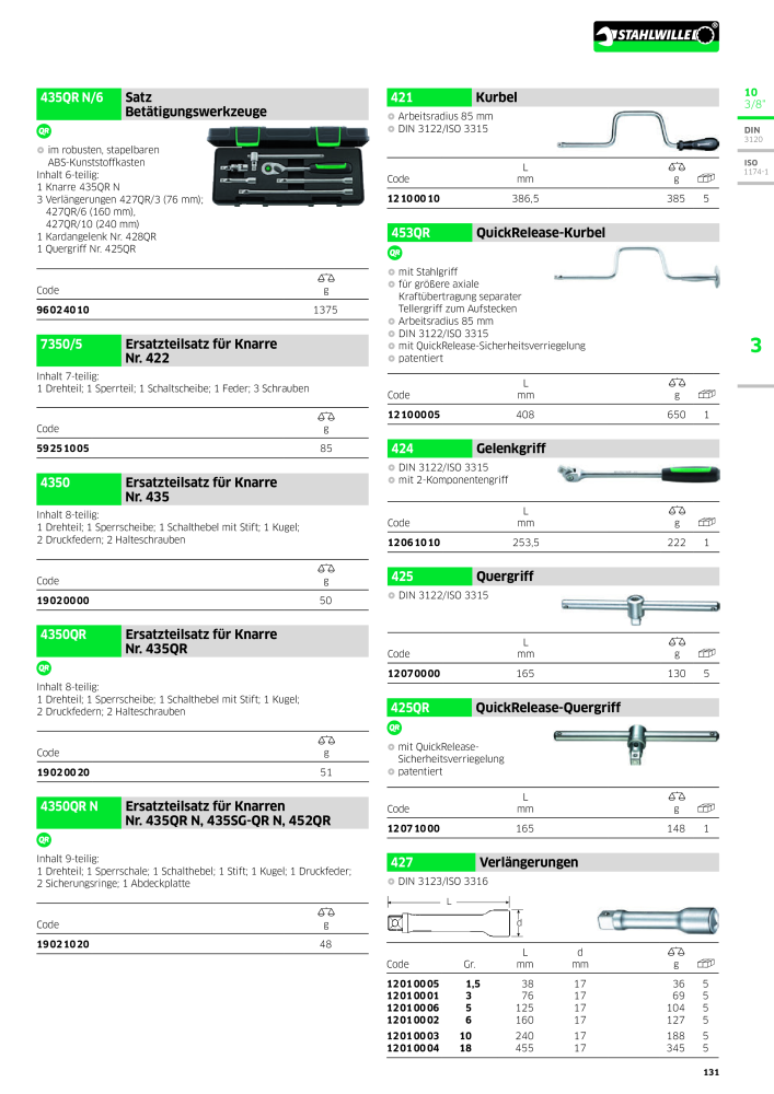 STAHLWILLE Hauptkatalog Handwerkzeuge NR.: 183 - Pagina 133