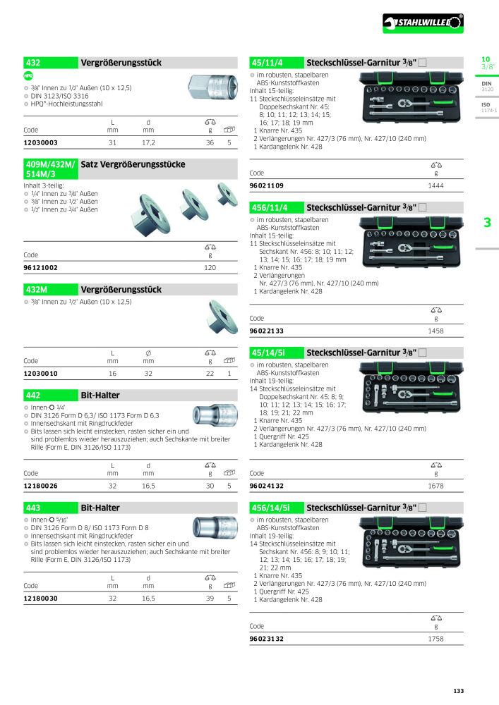 STAHLWILLE Hauptkatalog Handwerkzeuge NO.: 183 - Page 135