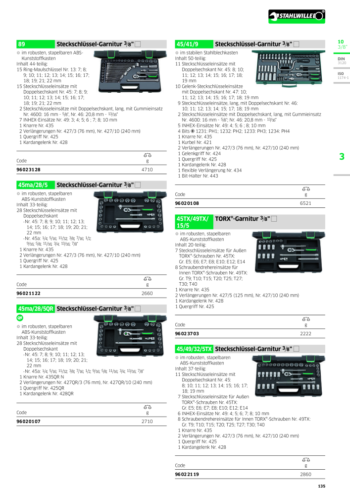 STAHLWILLE Hauptkatalog Handwerkzeuge NR.: 183 - Side 137