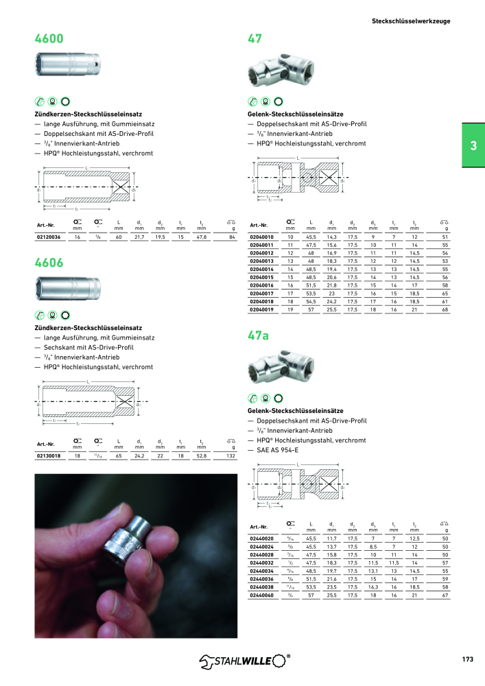 STAHLWILLE Hauptkatalog Handwerkzeuge NR.: 183 - Pagina 175