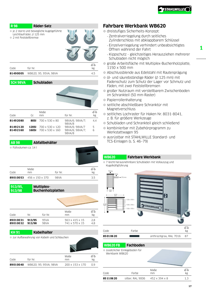 STAHLWILLE Hauptkatalog Handwerkzeuge Nb. : 183 - Page 19