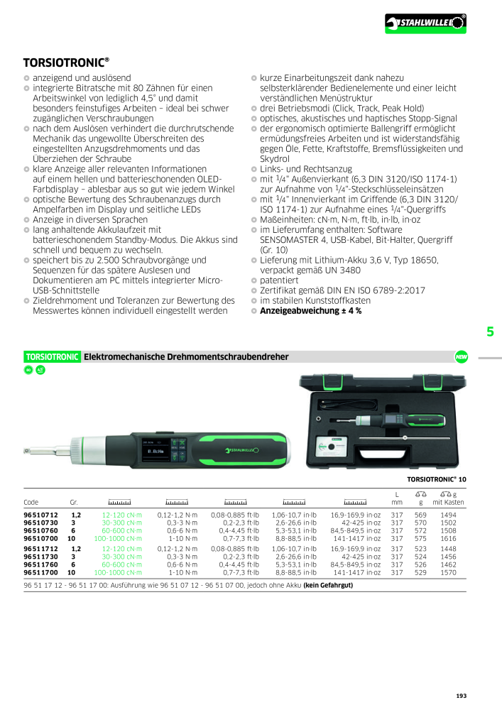 STAHLWILLE Hauptkatalog Handwerkzeuge NR.: 183 - Pagina 195