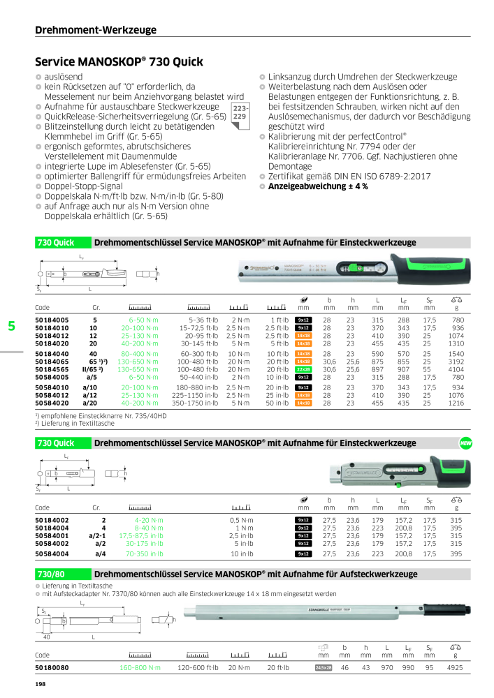 STAHLWILLE Hauptkatalog Handwerkzeuge n.: 183 - Pagina 200