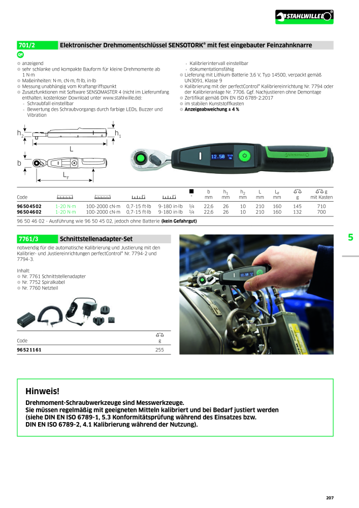 STAHLWILLE Hauptkatalog Handwerkzeuge NR.: 183 - Seite 209