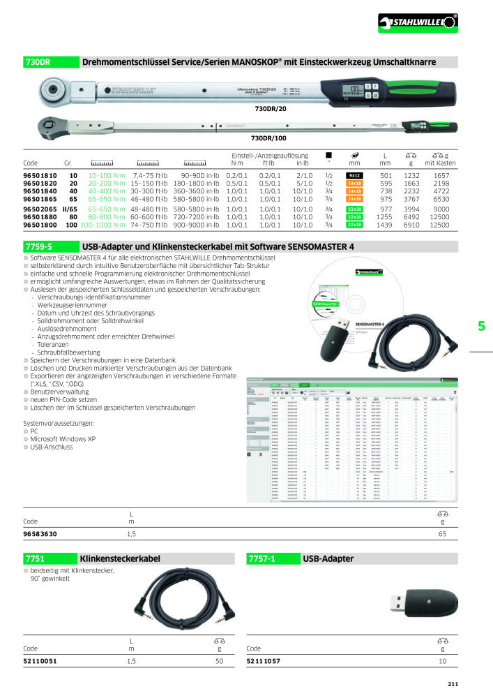 STAHLWILLE Hauptkatalog Handwerkzeuge NR.: 183 - Pagina 213