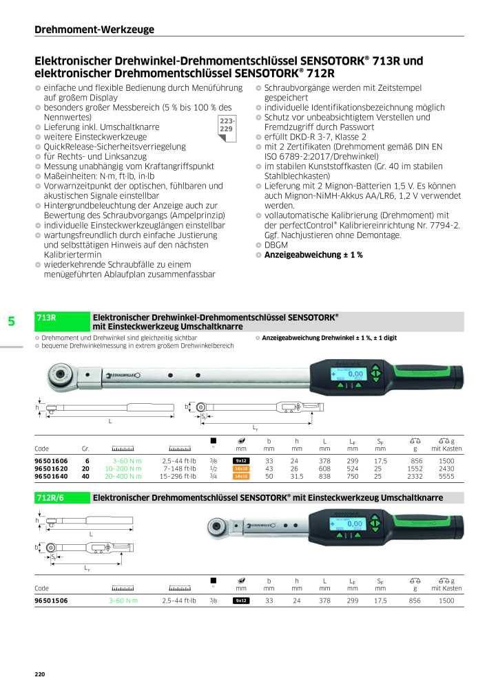 STAHLWILLE Hauptkatalog Handwerkzeuge NEJ.: 183 - Sida 222