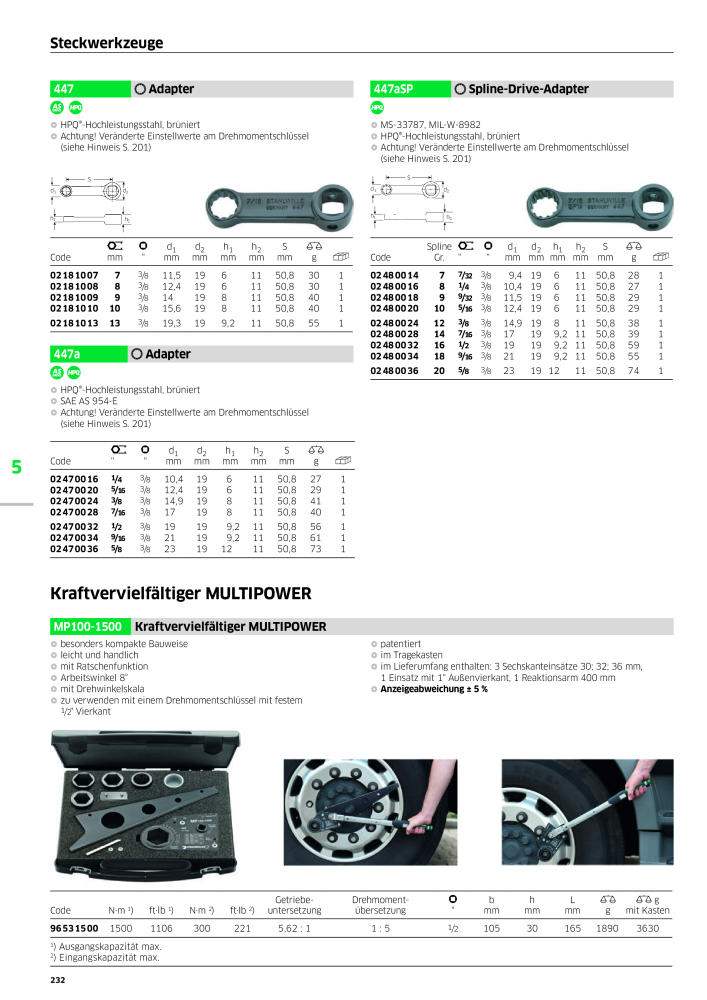 STAHLWILLE Hauptkatalog Handwerkzeuge NR.: 183 - Strona 234