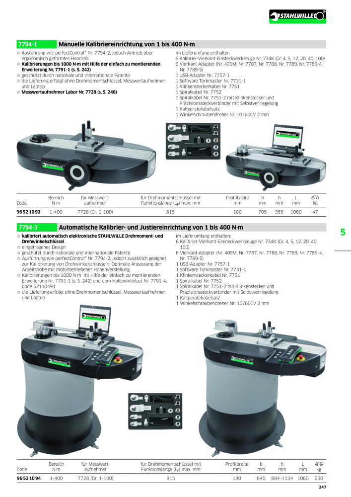 STAHLWILLE Hauptkatalog Handwerkzeuge NR.: 183 - Side 249