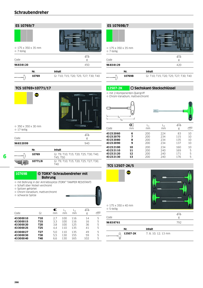 STAHLWILLE Hauptkatalog Handwerkzeuge Nº: 183 - Página 268