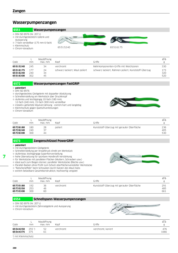 STAHLWILLE Hauptkatalog Handwerkzeuge NEJ.: 183 - Sida 282