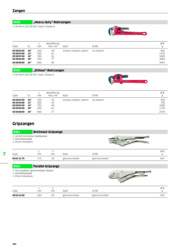 STAHLWILLE Hauptkatalog Handwerkzeuge NR.: 183 - Side 284