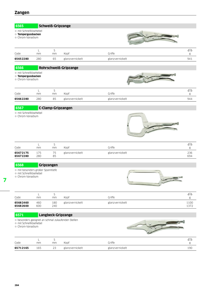 STAHLWILLE Hauptkatalog Handwerkzeuge NR.: 183 - Strona 286