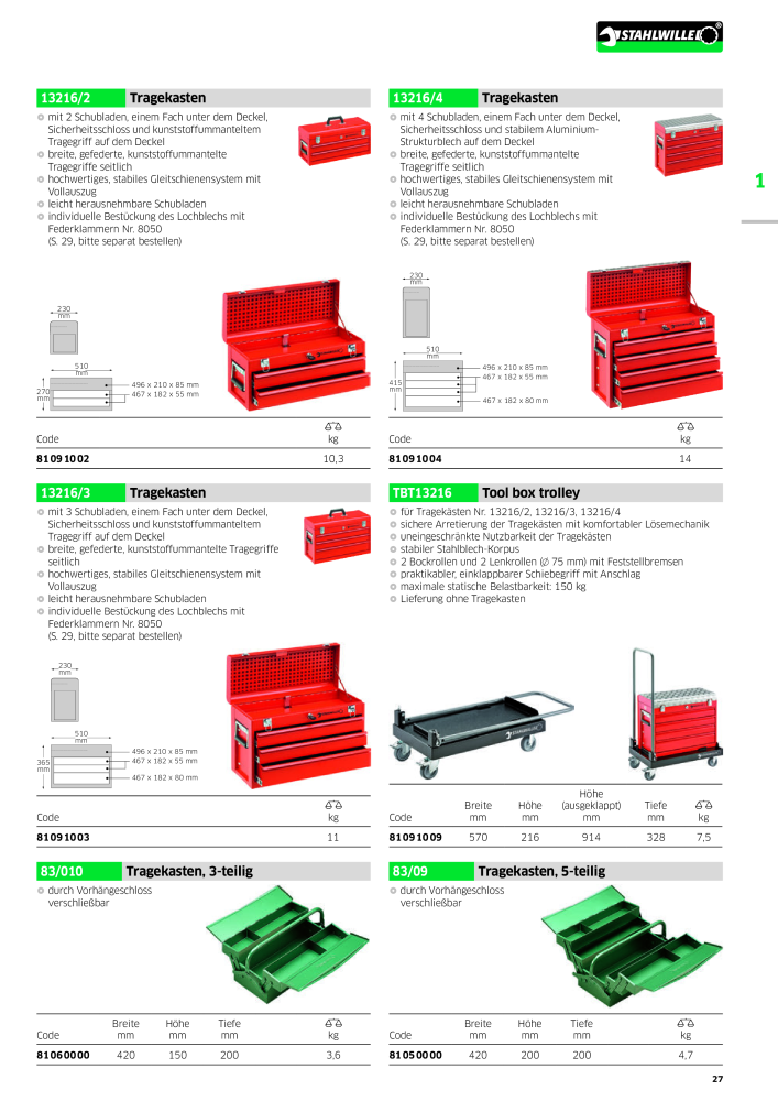 STAHLWILLE Hauptkatalog Handwerkzeuge NR.: 183 - Pagina 29