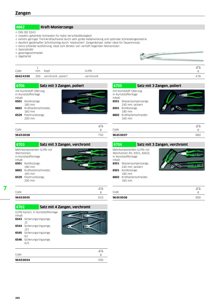 STAHLWILLE Hauptkatalog Handwerkzeuge n.: 183 - Pagina 294