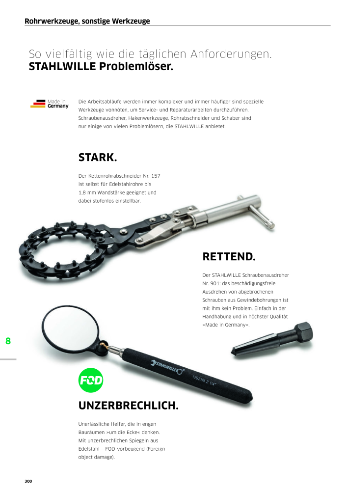 STAHLWILLE Hauptkatalog Handwerkzeuge NR.: 183 - Strona 302