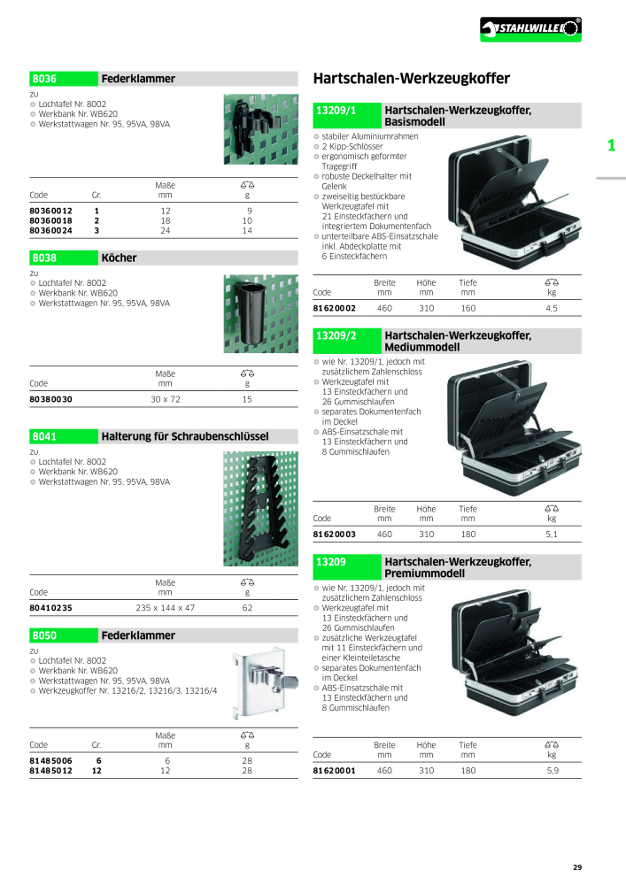 STAHLWILLE Hauptkatalog Handwerkzeuge NR.: 183 - Side 31