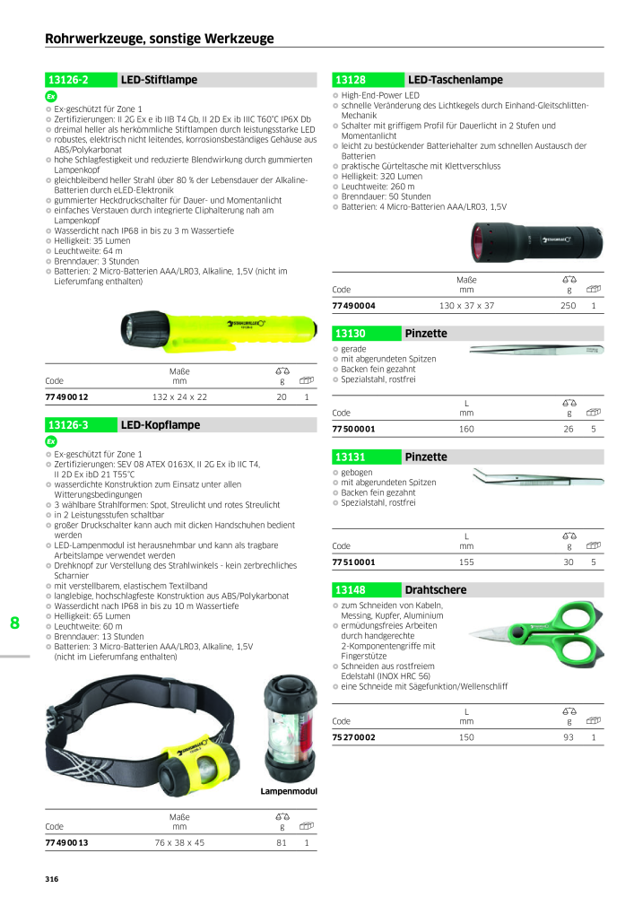 STAHLWILLE Hauptkatalog Handwerkzeuge Nb. : 183 - Page 318