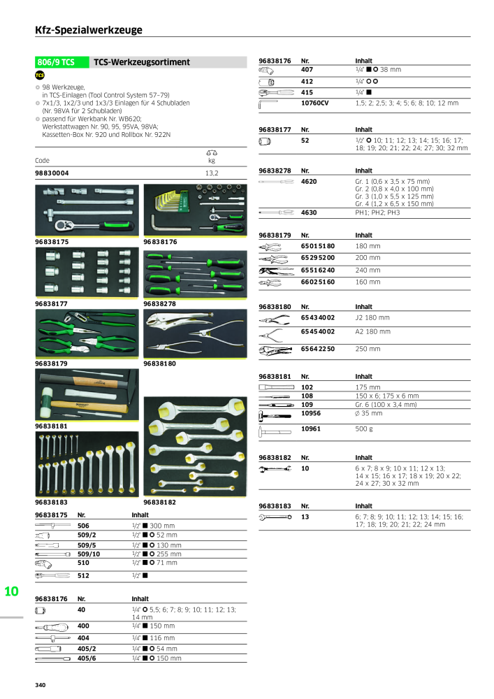 STAHLWILLE Hauptkatalog Handwerkzeuge NR.: 183 - Strona 342