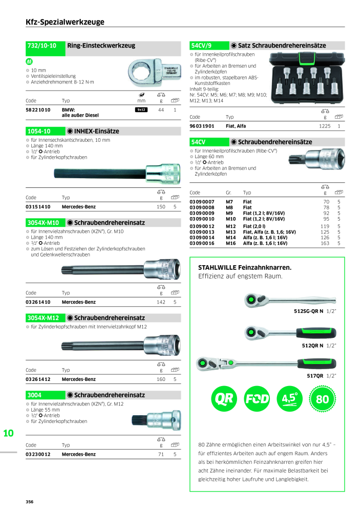 STAHLWILLE Hauptkatalog Handwerkzeuge NR.: 183 - Pagina 358