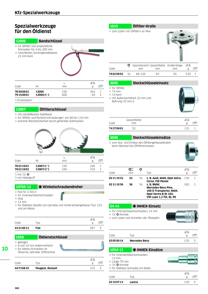 STAHLWILLE Hauptkatalog Handwerkzeuge NR.: 183 - Pagina 364