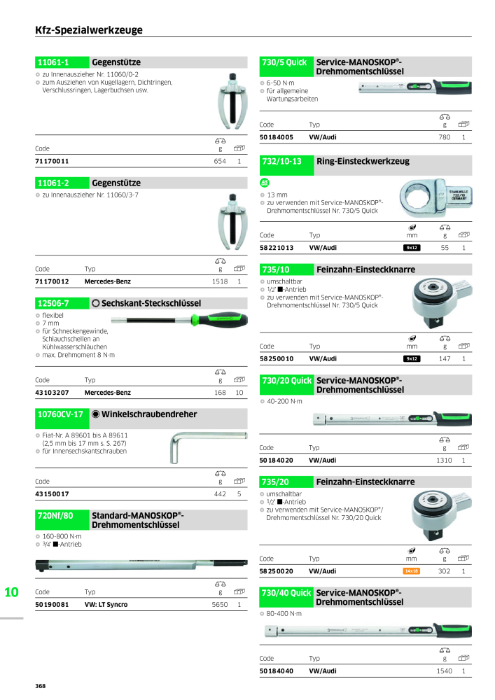 STAHLWILLE Hauptkatalog Handwerkzeuge NR.: 183 - Strona 370