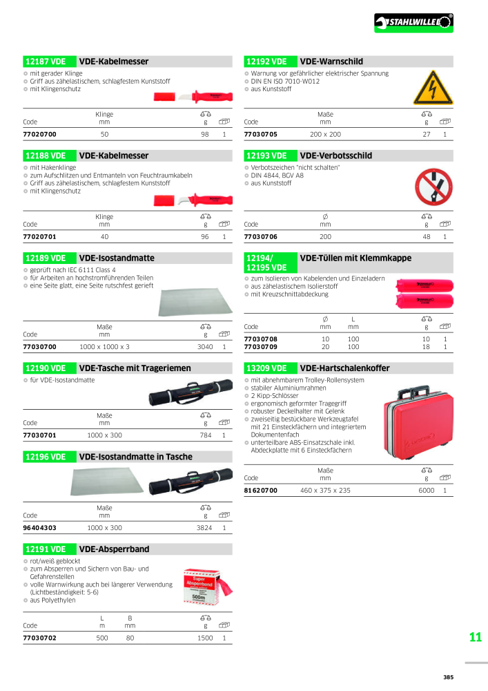 STAHLWILLE Hauptkatalog Handwerkzeuge NR.: 183 - Seite 387