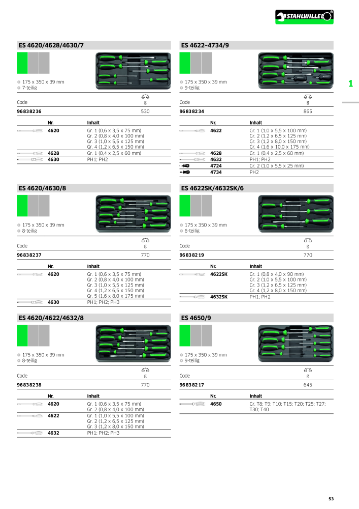 STAHLWILLE Hauptkatalog Handwerkzeuge NO.: 183 - Page 55