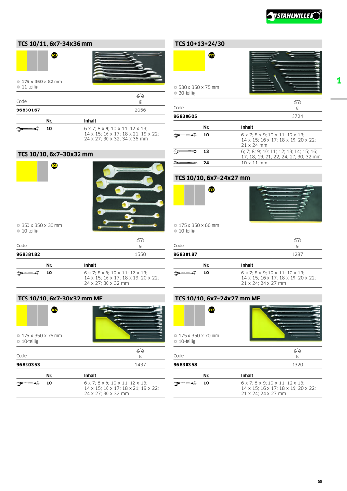 STAHLWILLE Hauptkatalog Handwerkzeuge NR.: 183 - Pagina 61