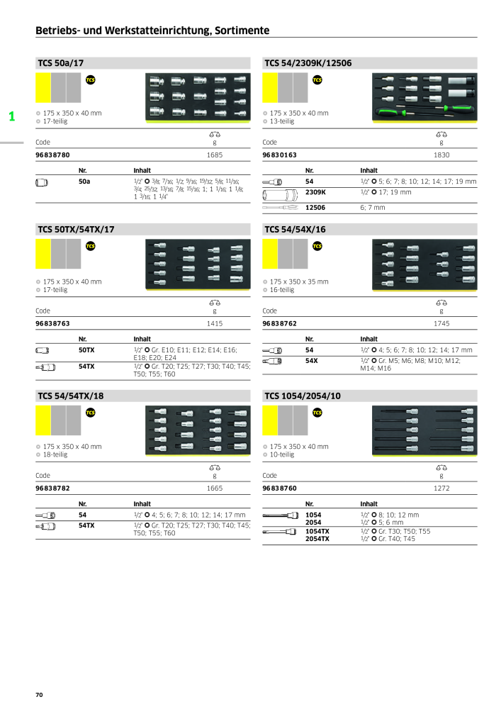 STAHLWILLE Hauptkatalog Handwerkzeuge NR.: 183 - Side 72