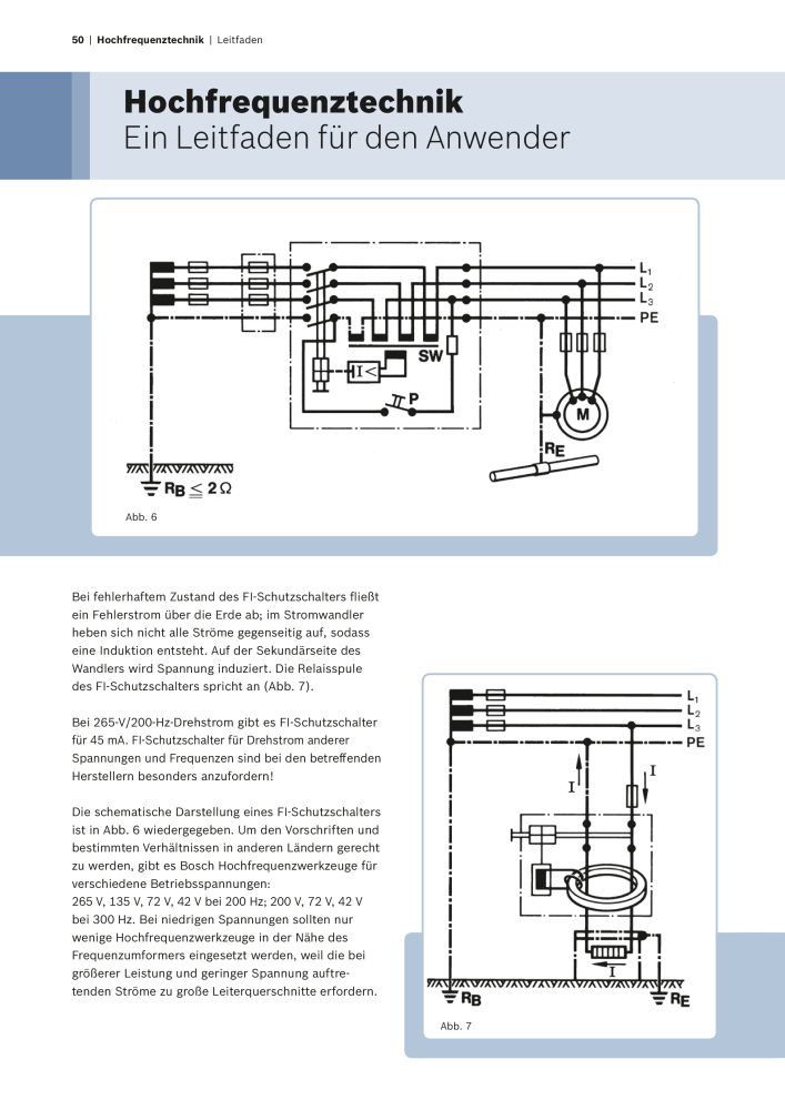 Bosch Hochfrequenz-Industriewerkzeuge professionell blau NO.: 1936 - Page 50