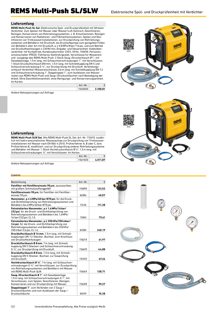 REMS Hauptkatalog Rohrbearbeitung n.: 1937 - Pagina 122