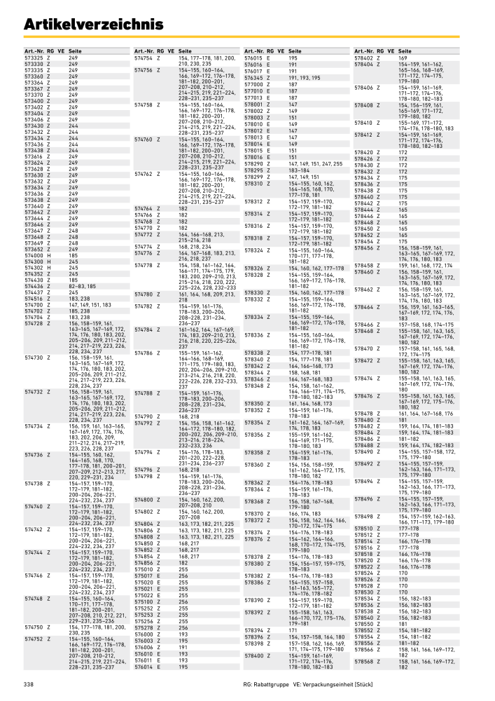 REMS Hauptkatalog Rohrbearbeitung Č. 1937 - Strana 338