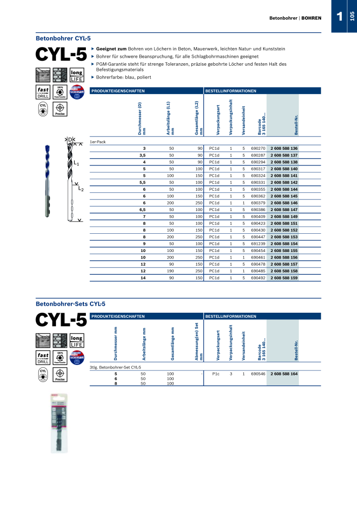 Bosch - Zubehörkatalog NR.: 1941 - Seite 105
