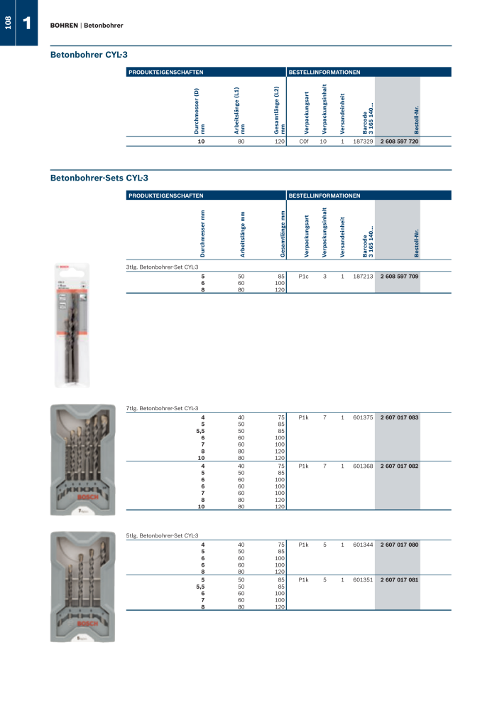 Bosch - Zubehörkatalog NR.: 1941 - Seite 108