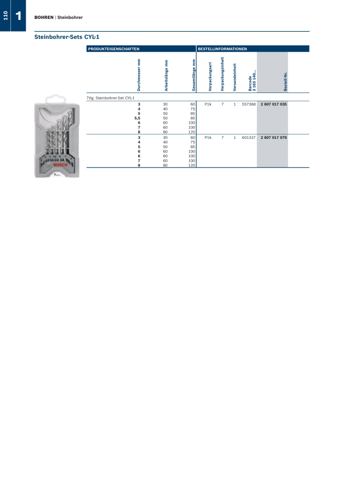 Bosch - Zubehörkatalog NO.: 1941 - Page 110