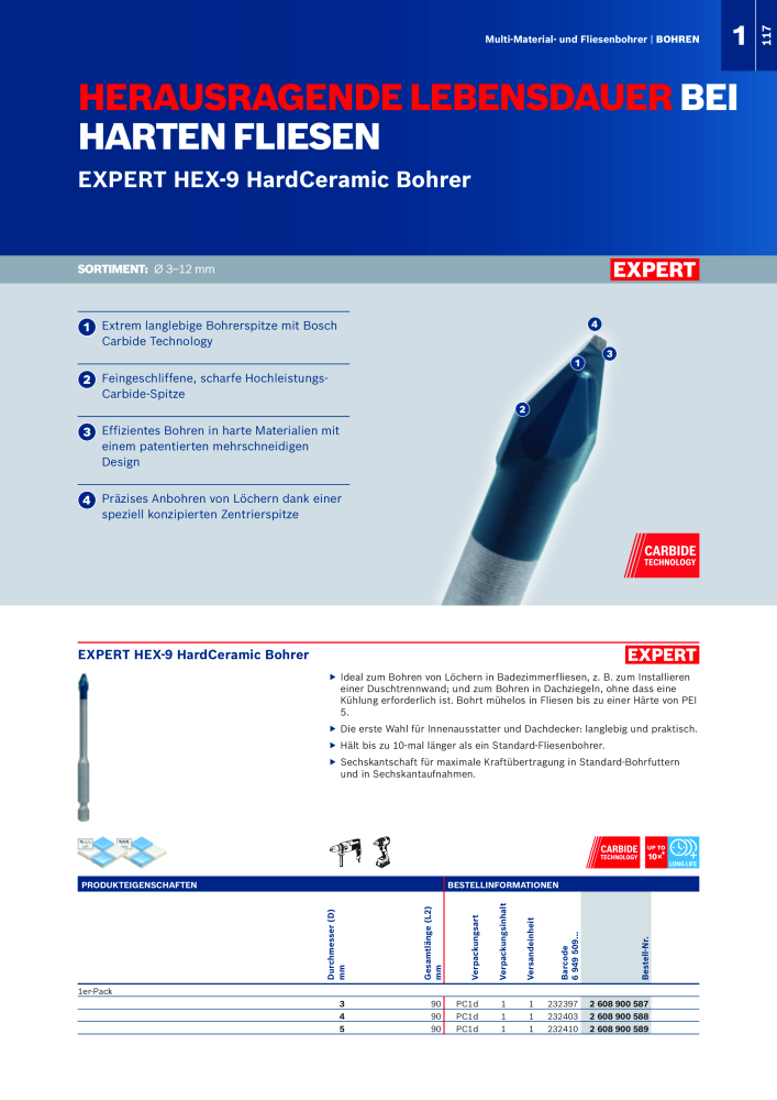 Bosch - Zubehörkatalog NR.: 1941 - Seite 117