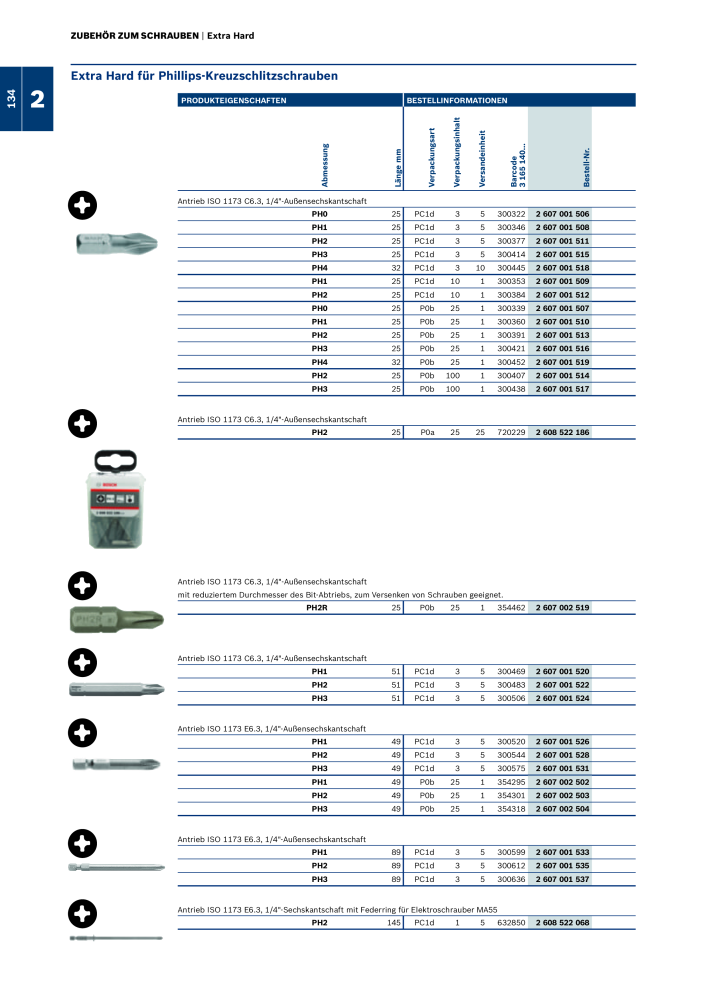 Bosch - Zubehörkatalog NR.: 1941 - Seite 134